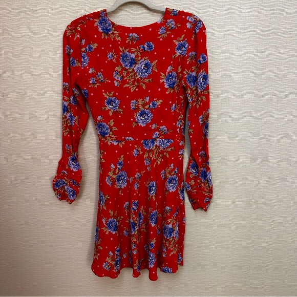 NWT Zara Floral Wrap Dress - Picture 13 of 14